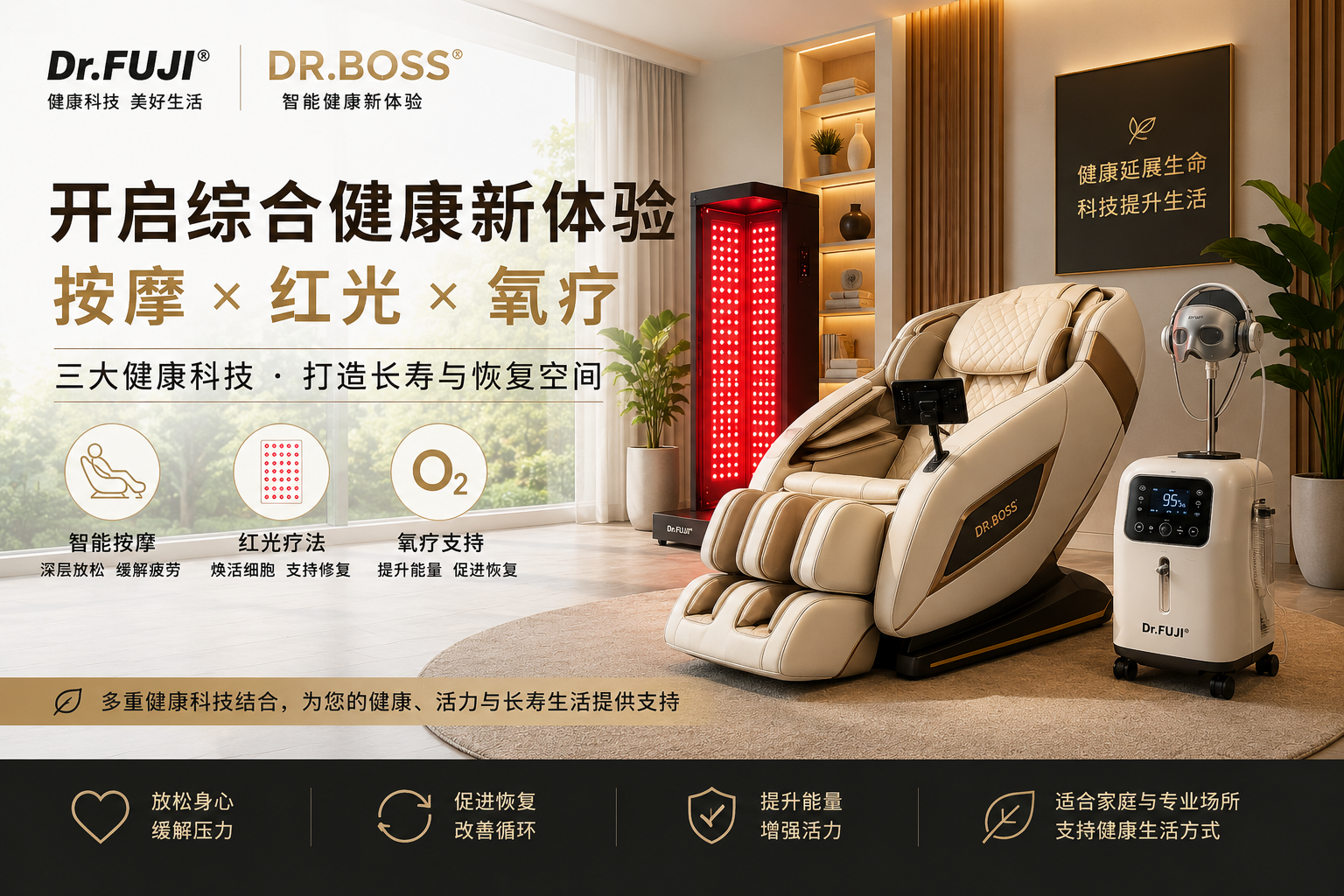 从按摩椅到综合健康体验:探索长寿科技与恢复空间的新趋势